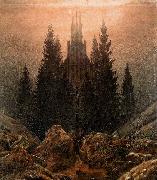 Caspar David Friedrich The Cross in the Mountains oil